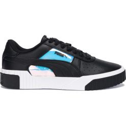 Puma Cali Glow Tenisówki Czarny. Czarne trampki i tenisówki damskie Puma, bez wzorów, ze skóry, na sznurówki. Za 395,95 zł.