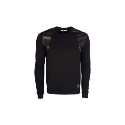 Swetry Versace B5GQB820 QUMM22 / Contrast. Czarne swetry męskie VERSACE, xl, bez wzorów, bez kołnierzyka, bez kaptura. Za 579,00 zł.