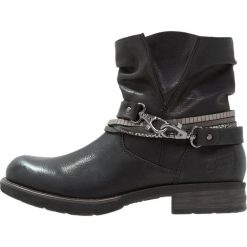 Botki damskie: TOM TAILOR DENIM Botki kowbojki i motocyklowe black