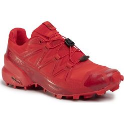 Buty SALOMON - Speedcross 5 406843 27 G0 High Risk Red/Barbados Cherry/Barbados Cherry. Czerwone buty sportowe męskie Salomon, z tworzywa sztucznego, bez zapięcia, do biegania, salomon speedcross. W wyprzedaży za 459,00 zł.