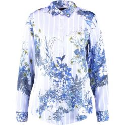 Bluzki damskie: Banana Republic LS DILLON STRIPE LISA FLORAL BOARDER Bluzka light blue