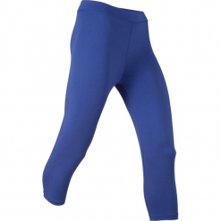 Legginsy sportowe 3/4, Level 1 bonprix szafirowy. Niebieskie legginsy damskie do fitnessu bonprix. Za 37,99 zł.