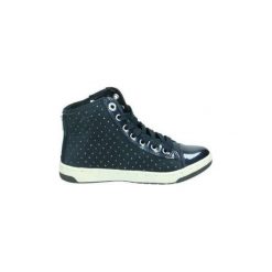 Buty Dziecko Geox J64L5A. Niebieskie trampki dziewczęce Geox, bez wzorów, bez zapięcia. Za 295,50 zł.