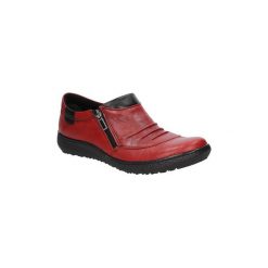 Buty Casu PÓŁBUTY 1815. Brązowe półbuty damskie Casu, bez wzorów, bez zapięcia. Za 129,99 zł.