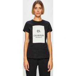 Calvin Klein Performance - Spodnie. Czarne spodnie damskie Calvin Klein Performance, s, bez wzorów, z bawełny. W wyprzedaży za 269,90 zł.