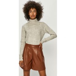 Jacqueline de Yong - Sweter. Szare golfy damskie Jacqueline de Yong, s, bez wzorów, z elastanu, bez rękawów. Za 119,90 zł.