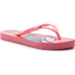 Japonki TOMMY JEANS - Ice Cream Beach Sandal EN0EN00467 Geranium Pink 669. Różowe klapki damskie Tommy Jeans, bez wzorów, z jeansu, bez obcasa. W wyprzedaży za 89,00 zł.