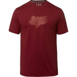 FOX T-Shirt Męski Clash Ss Tech Tee Xxl Czerwony. Czerwone koszulki męskie marki FOX, xxl, z nadrukiem, bez kołnierzyka. Za 133,00 zł.