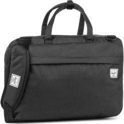 Torba na laptopa HERSCHEL - Sandford 10581-00001 Black. Czarne torby męskie skórzane marki Herschel, bez wzorów, z materiału. Za 459,00 zł.
