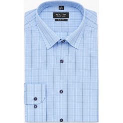 Koszula coviva 2925 długi rękaw slim fit niebieski. Niebieskie koszule męskie Recman, m, bez wzorów, bez kołnierzyka, z długim rękawem. Za 159,00 zł.