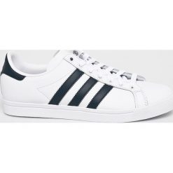 Adidas Originals - Buty Coast Star. Białe buty sportowe męskie adidas Originals, ze skóry, na sznurówki. Za 329,90 zł.