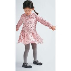 Mayoral - Sukienka dziecięca 92-134 cm. Niebieskie sukienki dziewczęce Mayoral, bez wzorów, z bawełny, z długim rękawem, długie, mini, rozkloszowane. Za 167,90 zł.