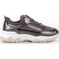 Ax Boxing szare Obuwie Sportowe Fashion. Szare buty sportowe damskie AX BOXING, z napisami, sportowe. Za 117,80 zł.