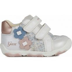 Geox tenisówki dziewczęce NEW BALU B020QA_00744_C1000 22 białe. Białe trampki dziewczęce Geox, ze skóry. Za 239,00 zł.