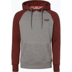 Superdry - Męska bluza nierozpinana, szary. Szare bluzy męskie Superdry, xl, bez wzorów, z kapturem, bez rękawów, z kapturem. Za 279,95 zł.