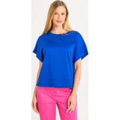 BLUZKA MEANDRO Weekend Max Mara. Bluzki damskie Weekend Max Mara, s, bez wzorów, eleganckie, bez kołnierzyka, bez rękawów. W wyprzedaży za 279,30 zł.