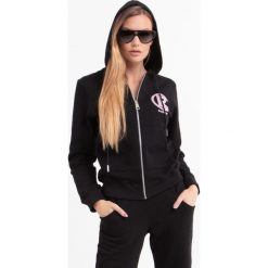 BLUZA BALDININI. Szare bluzy damskie Baldinini, xs, z nadrukiem, z bawełny, bez rękawów, z kapturem. Za 499,00 zł.