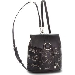 Plecak DESIGUAL - 18WAXPC0 2000. Czarne plecaki damskie Desigual, ze skóry ekologicznej, eleganckie. Za 299,90 zł.