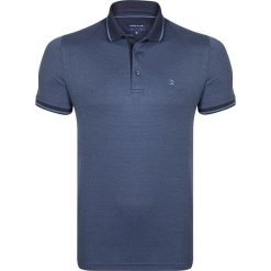 Koszulka polo w kolorze niebieskim. Niebieskie koszulki męskie Giorgio di Mare, s, bez wzorów, z bawełny, polo, bez rękawów. W wyprzedaży za 98,95 zł.