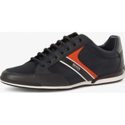 BOSS Athleisure - Tenisówki męskie – Saturn, niebieski. Niebieskie trampki męskie BOSS Athleisure, bez wzorów, sportowe, bez zapięcia. Za 749,95 zł.