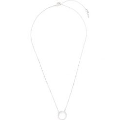 Naszyjnik MICHAEL KORS - Starter Ring Neck MKC1110AN040 Silver Clear. Szare naszyjniki męskie Michael Kors, metalowe. W wyprzedaży za 399,00 zł.