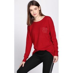 Bordowy Sweter Daydream. Czerwone bez kategorii marki Born2be, xl, z okrągłym kołnierzem. Za 49,99 zł.