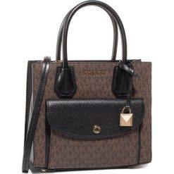 Torebka MICHAEL MICHAEL KORS - Mercer 30F9GM9M8B Brown/Black. Pomarańczowe torebki klasyczne damskie MICHAEL Michael Kors, bez wzorów, ze skóry ekologicznej, klasyczne, bez dodatków. W wyprzedaży za 889,00 zł.