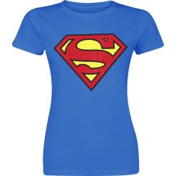 Bluzki damskie: Superman Logo Koszulka damska niebieski