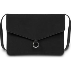 Kopertówka bonprix czarny. Czarne puzderka bonprix, na ramię, małe. Za 37,99 zł.
