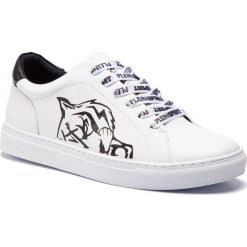 Sneakersy PLEIN SPORT - Lo-Top Sneakers Tiger S19S MSC2061 STE003N White 01. Białe sneakersy męskie Plein Sport, bez zapięcia. W wyprzedaży za 559,00 zł.