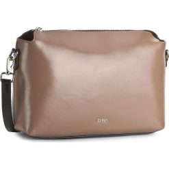 Torebka OCHNIK - BR-2220 Cappucino/Czarny. Brązowe listonoszki damskie marki Ochnik. W wyprzedaży za 379,00 zł.