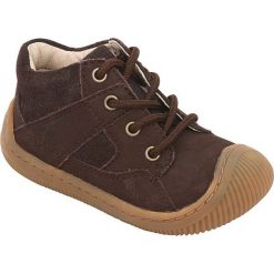 Buciki niemowlęce: Skórzane buty „Walk” w kolorze brązowym do nauki chodzenia