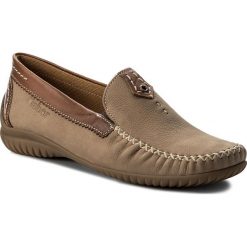 Mokasyny GABOR - 86.090.43 Corda/Copper. Brązowe mokasyny damskie Gabor, z nubiku. W wyprzedaży za 289,00 zł.