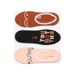 Vans Breast Cancer Awareness 3-pack Skarpetki Czarny Brązowy Beżowy. Pomarańczowe skarpetki damskie Vans, bez wzorów, z elastanu. Za 68,95 zł.