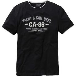 T-shirty męskie z nadrukiem: T-shirt 2 w 1 Regular Fit bonprix czarny