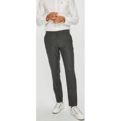 Premium by Jack&Jones - Spodnie. Szare chinosy męskie marki Premium by Jack&Jones, z haftami, z bawełny. W wyprzedaży za 179,90 zł.