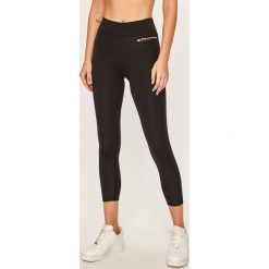 Tommy Sport - Legginsy. Czarne spodnie damskie Tommy Sport, s, z elastanu. Za 219,90 zł.