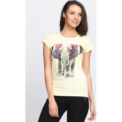 Bluzki, topy, tuniki: Żółty T-shirt Baby Elephant