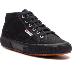 Sneakersy SUPERGA - 2754 Cotu S000920 Full Black 996. Czarne półbuty damskie Superga, na co dzień, bez wzorów, z tworzywa sztucznego, bez obcasa, na płaskiej podeszwie, bez zapięcia. W wyprzedaży za 199,00 zł.