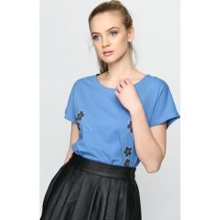 Bluzki damskie: Niebieski T-shirt Getting Over