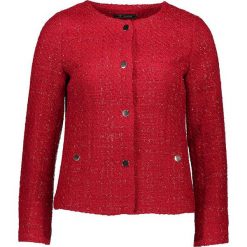 Blezer w kolorze czerwonym. Czerwone bolerka i narzutki damskie marki Cashmere & Jackets, s, bez wzorów, bez rękawów. W wyprzedaży za 194,95 zł.