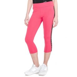 Guess Legginsy Różowy. Różowe spodnie damskie Guess, l, z elastanu. Za 223,95 zł.