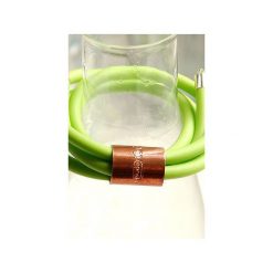 Fukui 02. Zielone bransoletki damskie Detoxdesign, z materiału, srebrne. Za 95,00 zł.