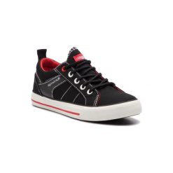SPRANDI CP40-8906Z. Czarne trampki chłopięce Sprandi, bez wzorów, ze skóry ekologicznej, bez zapięcia. Za 59,99 zł.