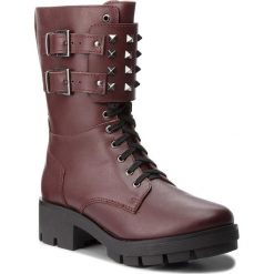 Trapery Eva Minge Arancon 4A 18DP1372519E. Czerwone buty trekkingowe damskie Eva Minge, bez obcasa, bez zapięcia. W wyprzedaży za 329,00 zł.
