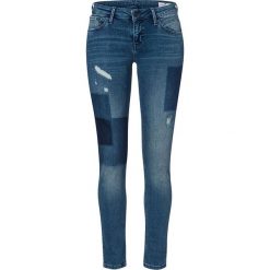 Dżinsy "Adriana" - Skinny fit - w kolorze niebieskim. Niebieskie jeansy damskie Cross Jeans, l. W wyprzedaży za 98,95 zł.