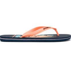 O'Neill Japonki Niebieski Pomarańczowy. Pomarańczowe klapki męskie O'Neill, w paski, z materiału. Za 119,95 zł.