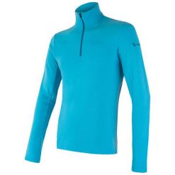 Sensor Bluzka Męska Merino Extreme, Długi Rękaw I Zamek Błyskawiczny, Niebieska M. Niebieskie koszulki męskie termoaktywne Sensor, m, bez wzorów, z wełny, z długim rękawem. W wyprzedaży za 376,28 zł.