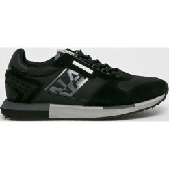 Napapijri - Buty. Czarne sneakersy męskie Napapijri, z okrągłym noskiem, na sznurówki. W wyprzedaży za 199,90 zł.