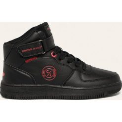 Cross Jeans - Buty. Czarne buty sportowe damskie Cross Jeans, bez wzorów, z jeansu, sportowe. W wyprzedaży za 99,90 zł.